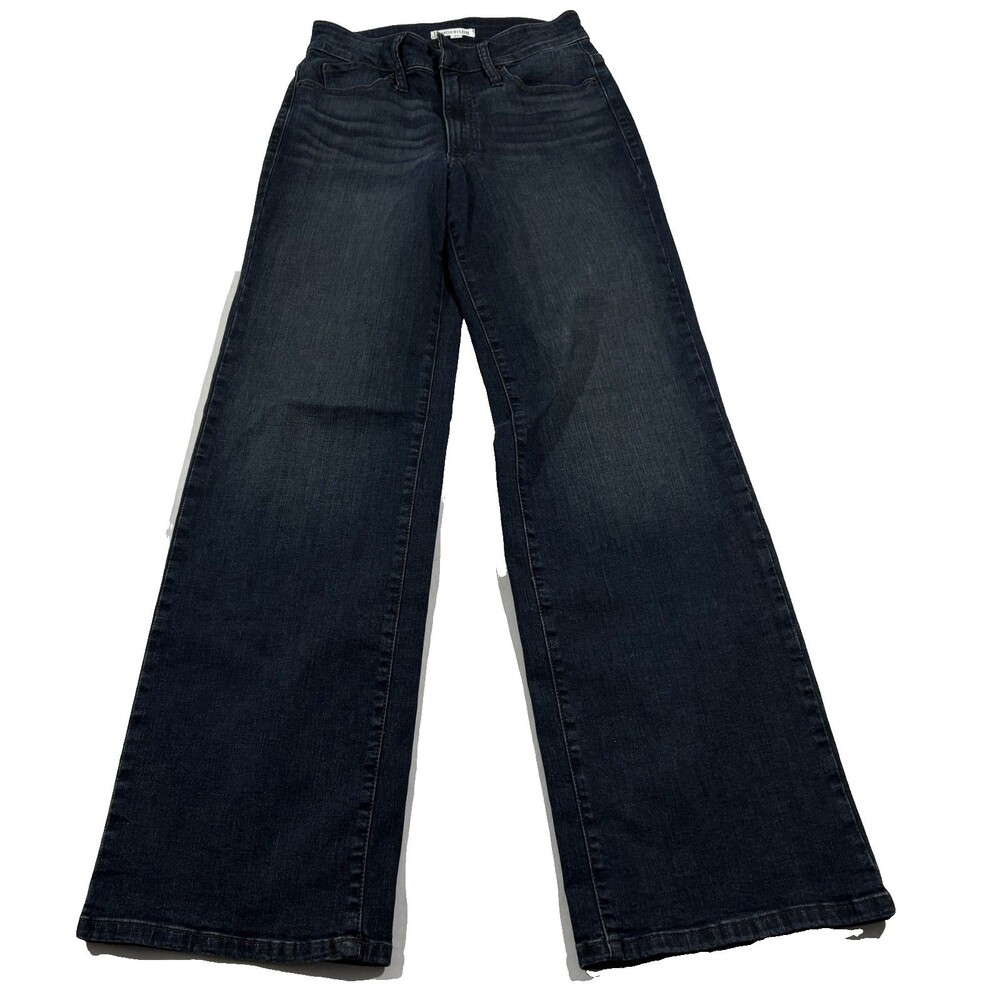 Morrison Bootcut Jeans Womens Blue Dark Wash Hi Rise Denim FLY GIRL Boho Sz 25